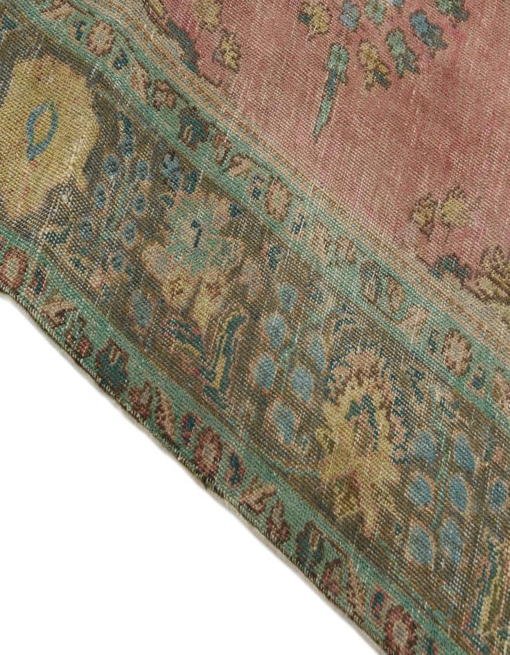 Detail image of 6' 7 x 9' 4  Hand Knotted Ultra Vintage Persian Wool Rug