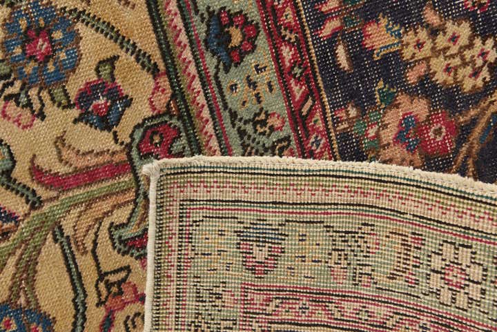 9' 5 x 12' 1 Hand Knotted Ultra Vintage Persian Wool Rug