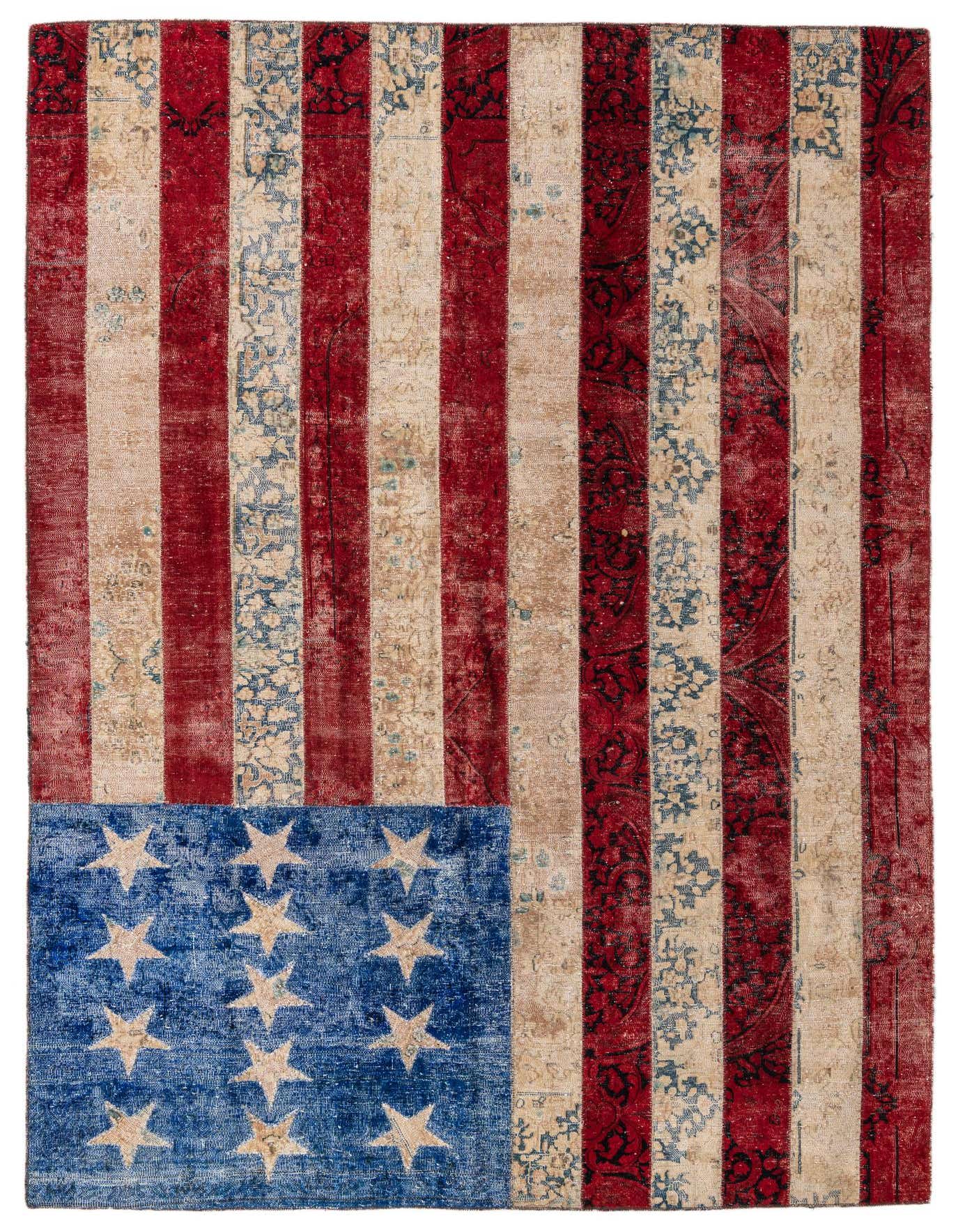 Primary image 6' 8 x 9' 10  Hand Knotted Ultra Vintage Persian Wool Rug