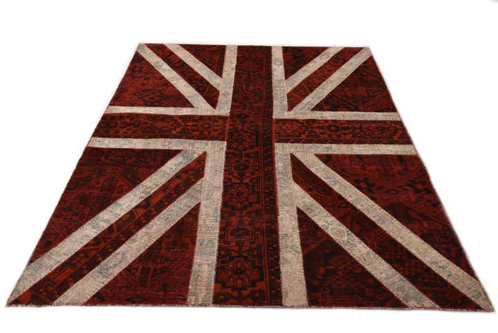 5' 6 x 8' 10 Hand Knotted Ultra Vintage Persian Wool Rug