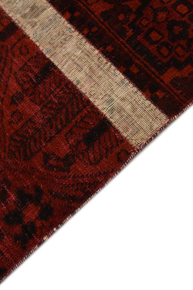 Detail image of 5' 6 x 8' 10 Hand Knotted Ultra Vintage Persian Wool Rug