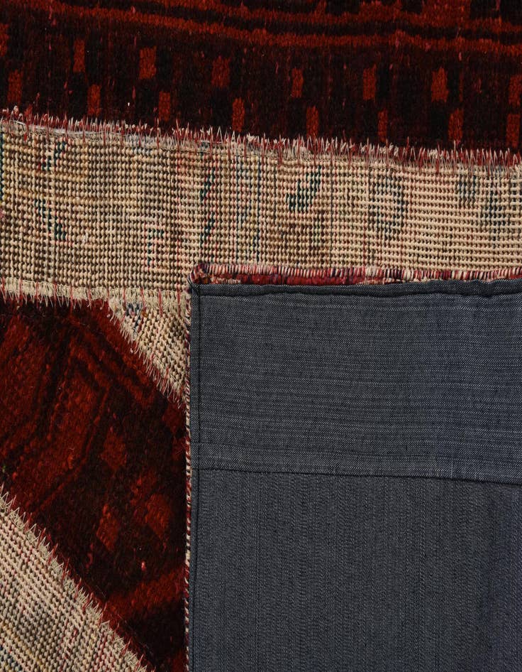 Detail image of 5' 6 x 8' 10  Hand Knotted Ultra Vintage Persian Wool Rug