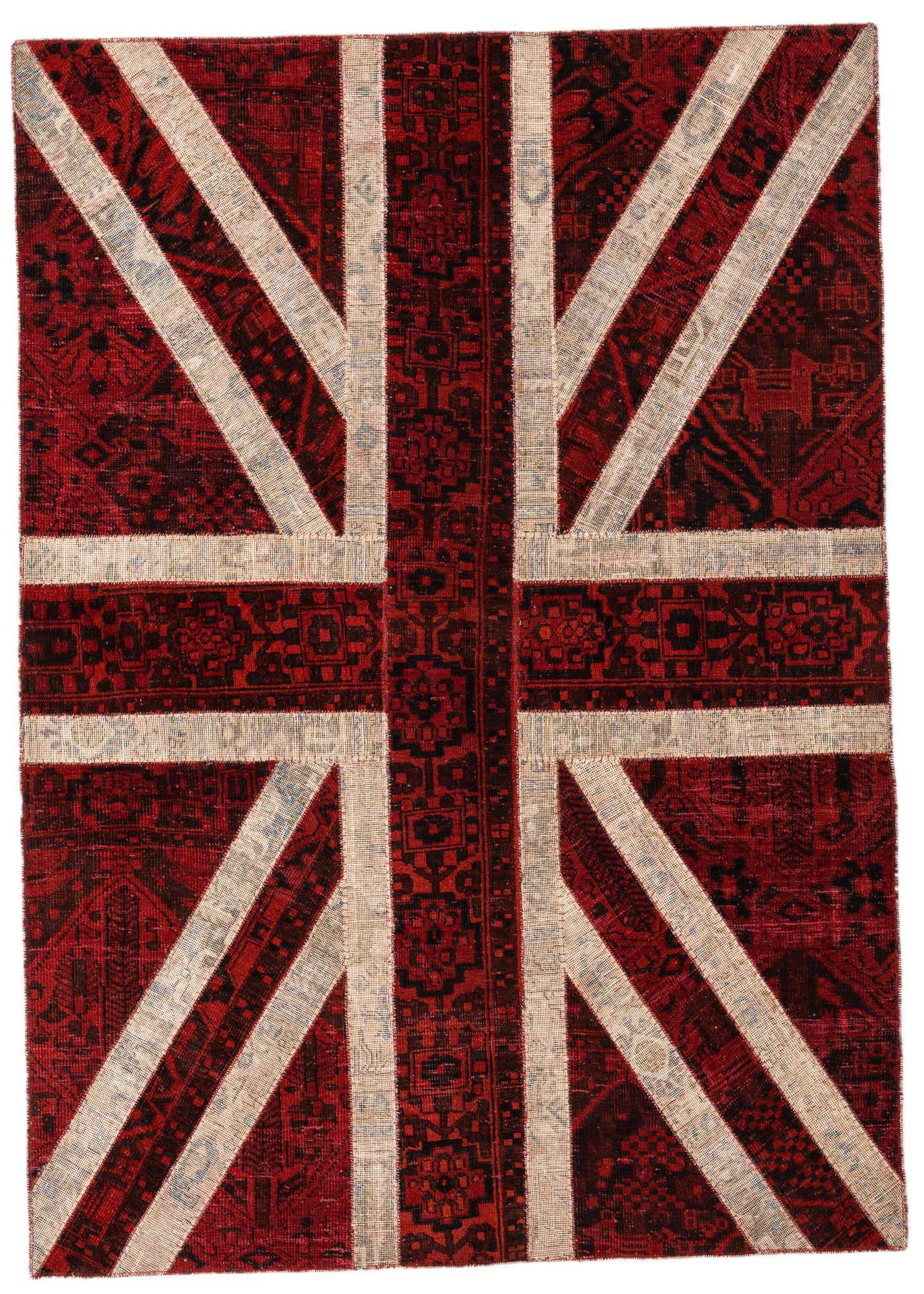 5' 6 x 8' 10 Hand Knotted Ultra Vintage Persian Wool Rug