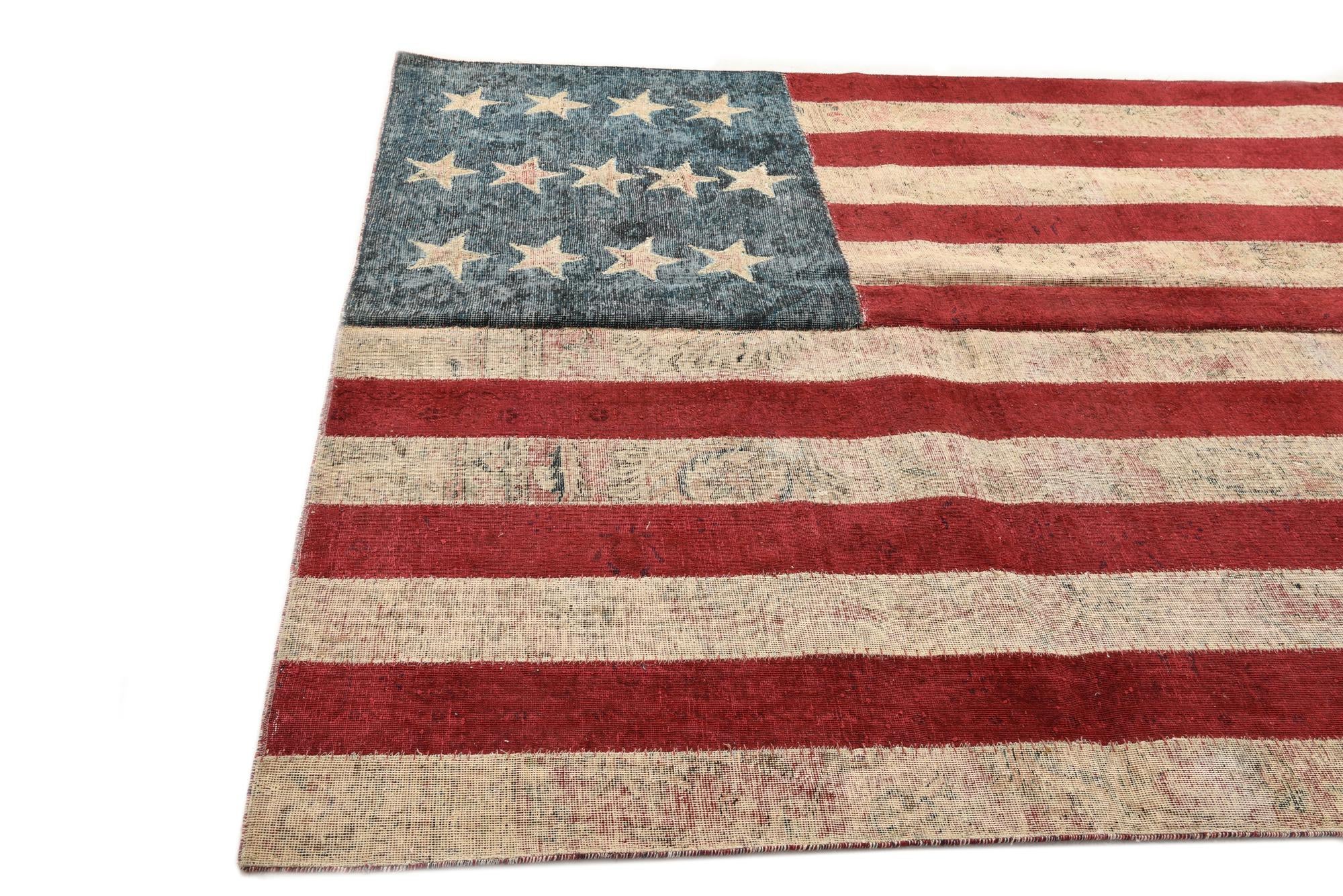200cm x 305cm anudado a mano Ultra Vintage Alfombra Persa Lana