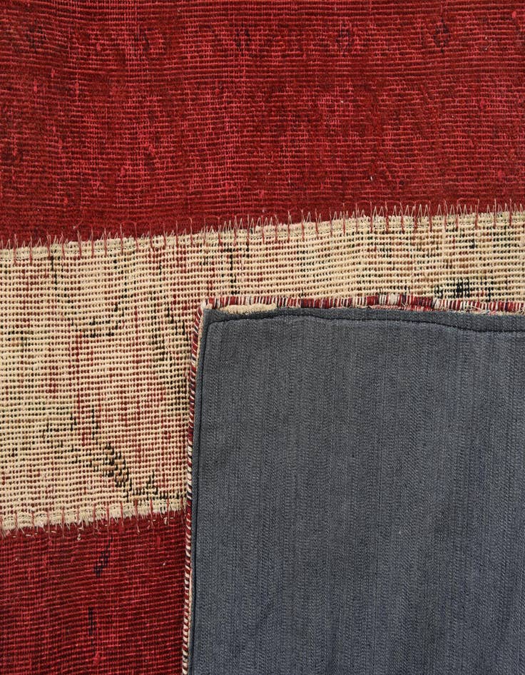 Detail image of 6' 6 x 10'  Hand Knotted Ultra Vintage Persian Wool Rug