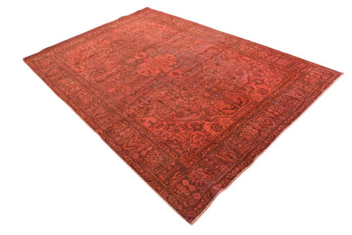 7' 5 x 9' 5 Hand Knotted Ultra Vintage Persian Wool Rug