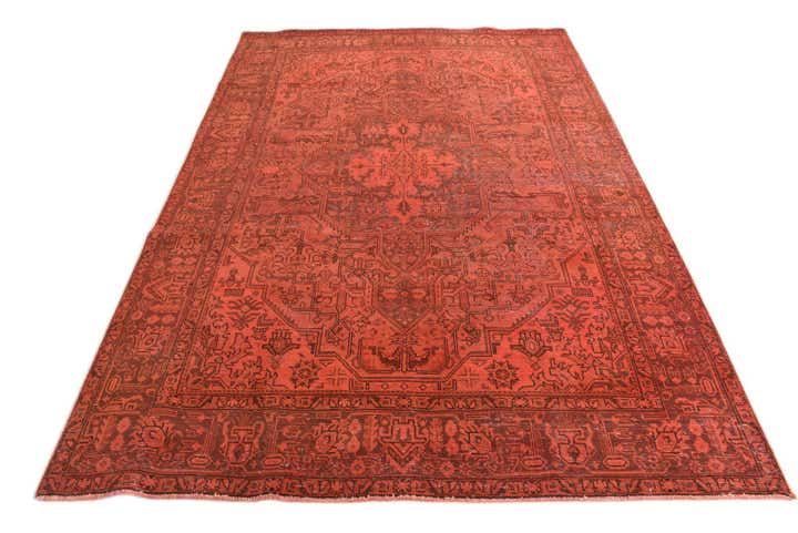 7' 5 x 9' 5 Hand Knotted Ultra Vintage Persian Wool Rug