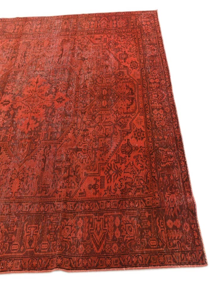 Detail image of 7' 5 x 9' 5  Hand Knotted Ultra Vintage Persian Wool Rug