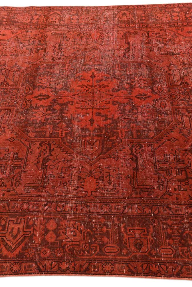 7' 5 x 9' 5 Hand Knotted Ultra Vintage Persian Wool Rug