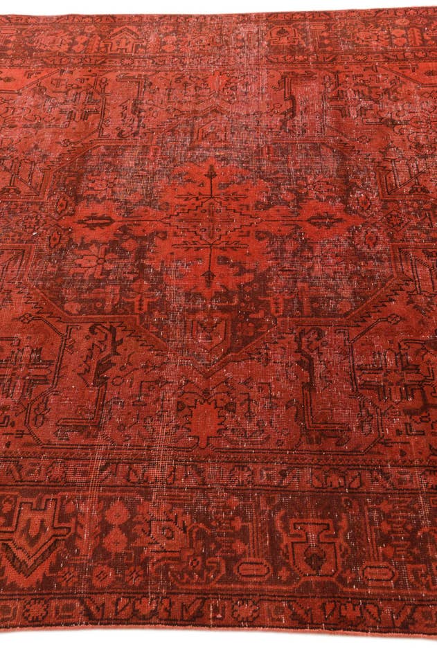 Detail image of 7' 5 x 9' 5 Hand Knotted Ultra Vintage Persian Wool Rug