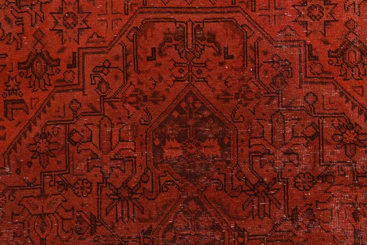 7' 5 x 9' 5 Hand Knotted Ultra Vintage Persian Wool Rug