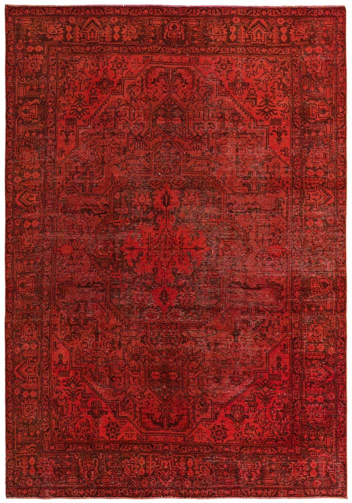 7' 5 x 9' 5 Hand Knotted Ultra Vintage Persian Wool Rug