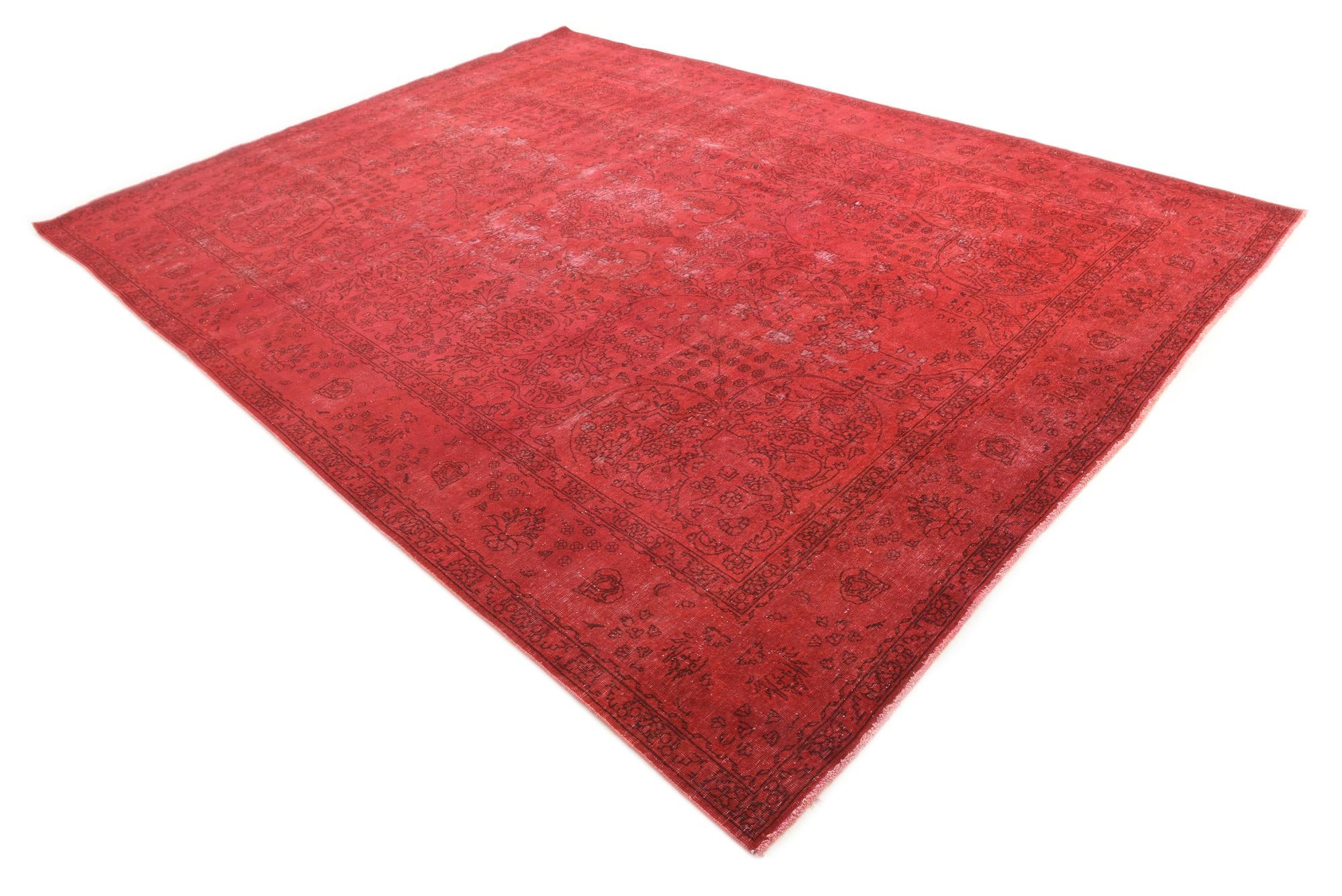 9' 6 x 12' 7 Hand Knotted Ultra Vintage Persian Wool Rug
