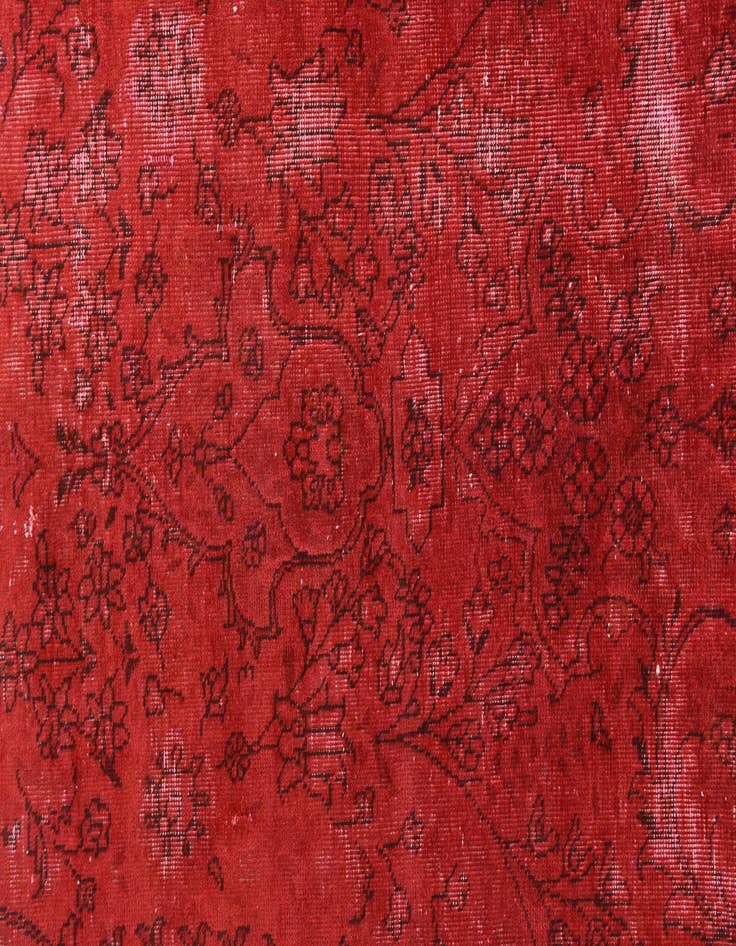 Detail image of 9' 6 x 12' 7  Hand Knotted Ultra Vintage Persian Wool Rug