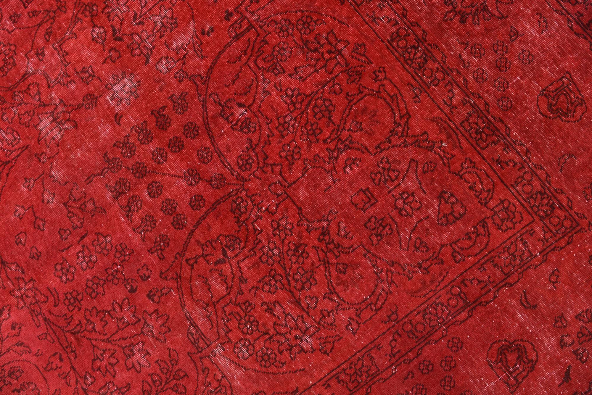 9' 6 x 12' 7 Hand Knotted Ultra Vintage Persian Wool Rug