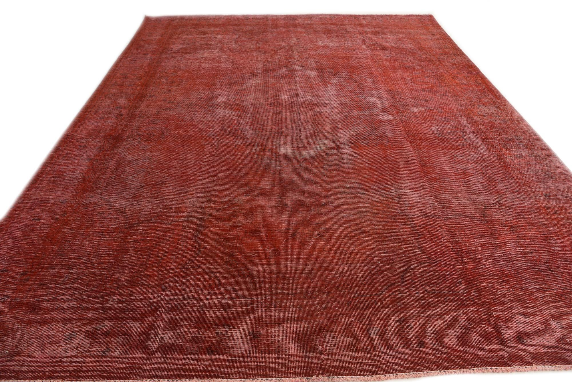 9' 5 x 12' 6 Hand Knotted Ultra Vintage Persian Wool Rug