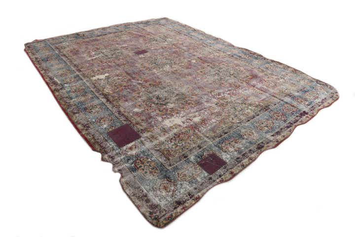 295cm x 395cm anudado a mano Ultra Vintage Alfombra Persa Lana