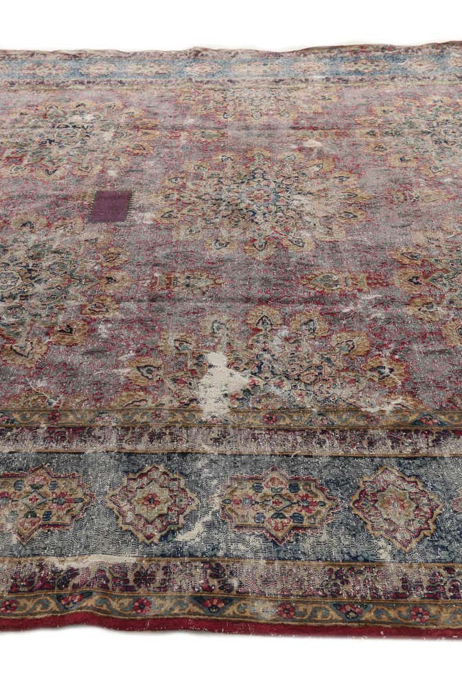 295cm x 395cm anudado a mano Ultra Vintage Alfombra Persa Lana