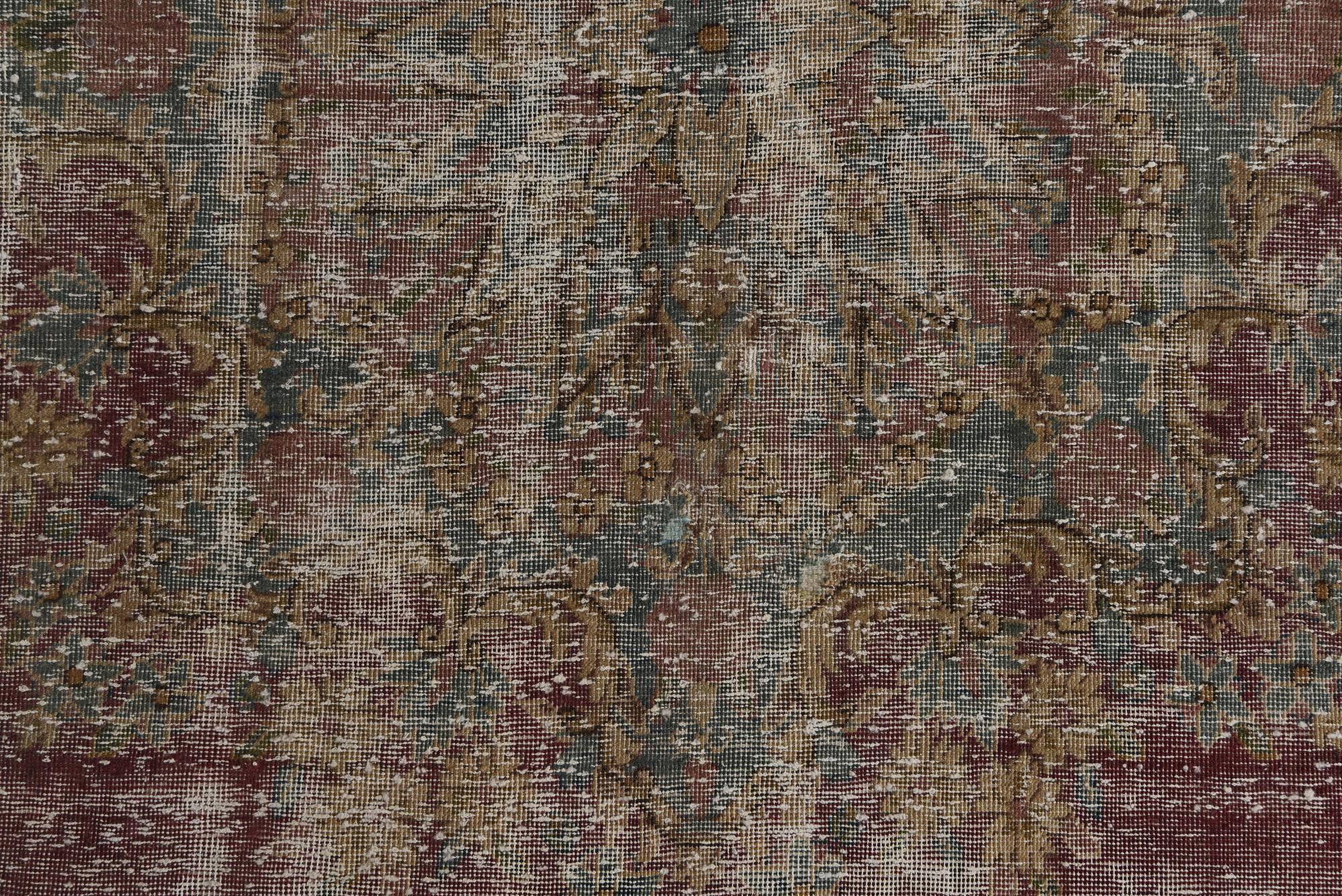9' 7 x 12' 8 Hand Knotted Ultra Vintage Persian Wool Rug