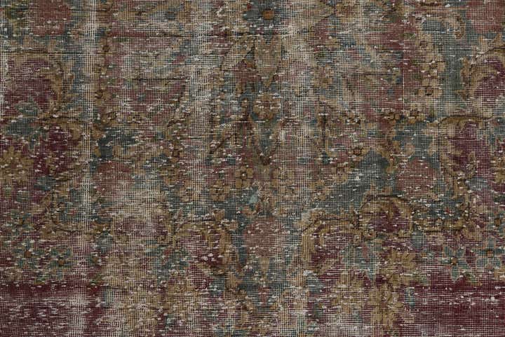 9' 7 x 12' 8 Hand Knotted Ultra Vintage Persian Wool Rug