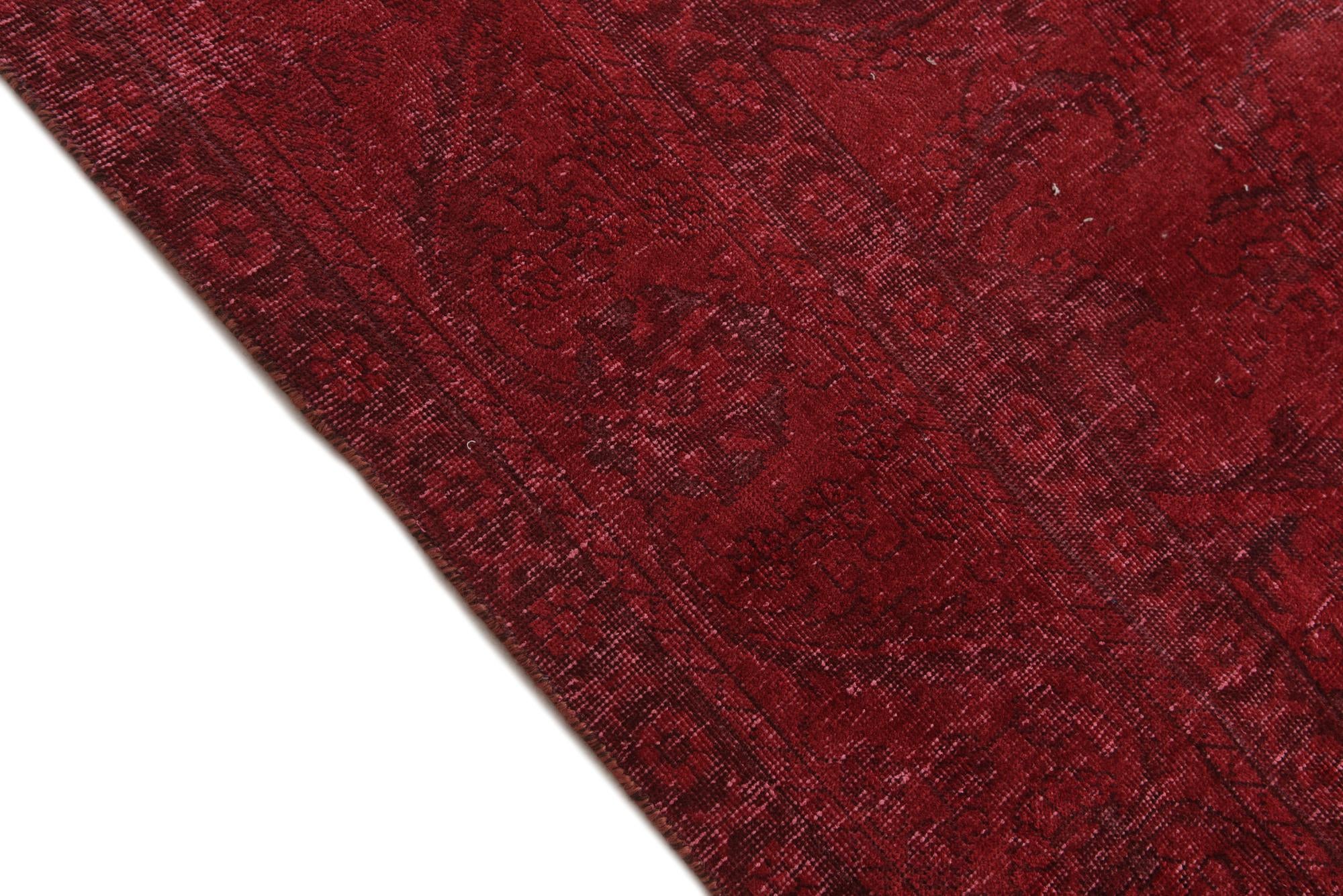 9' 10 x 12' Hand Knotted Ultra Vintage Persian Wool Rug