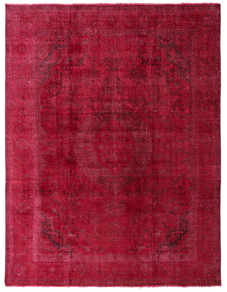 Detail image of 9' 10 x 12' Hand Knotted Ultra Vintage Persian Wool Rug