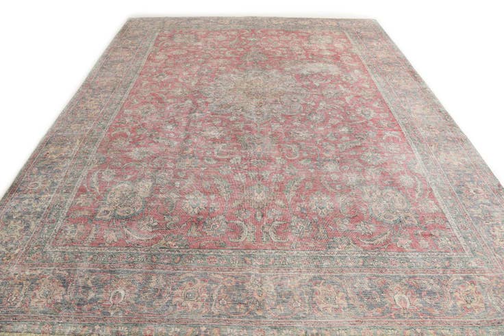 Detail image of 9' 3 x 12' 5 Hand Knotted Ultra Vintage Persian Wool Rug