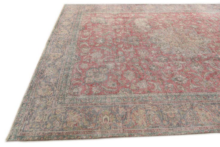 Detail image of 9' 3 x 12' 5 Hand Knotted Ultra Vintage Persian Wool Rug