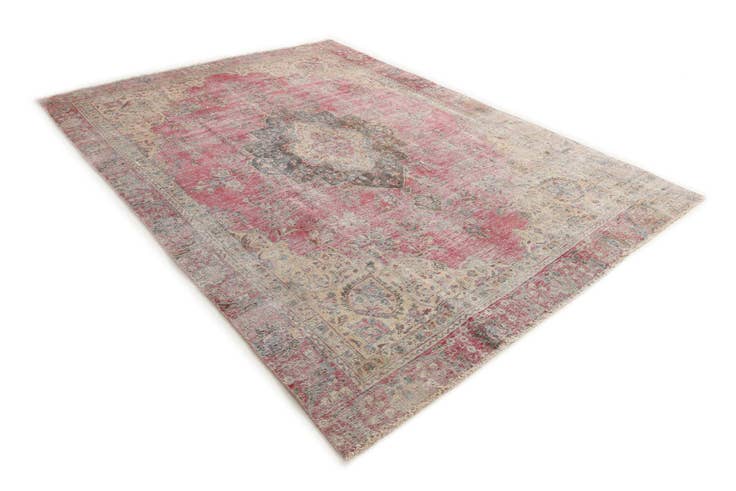 Detail image of 8' 6 x 12' Hand Knotted Ultra Vintage Persian Wool Rug
