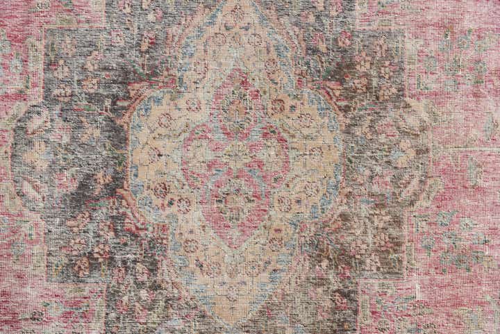 8' 6 x 12' Hand Knotted Ultra Vintage Persian Wool Rug