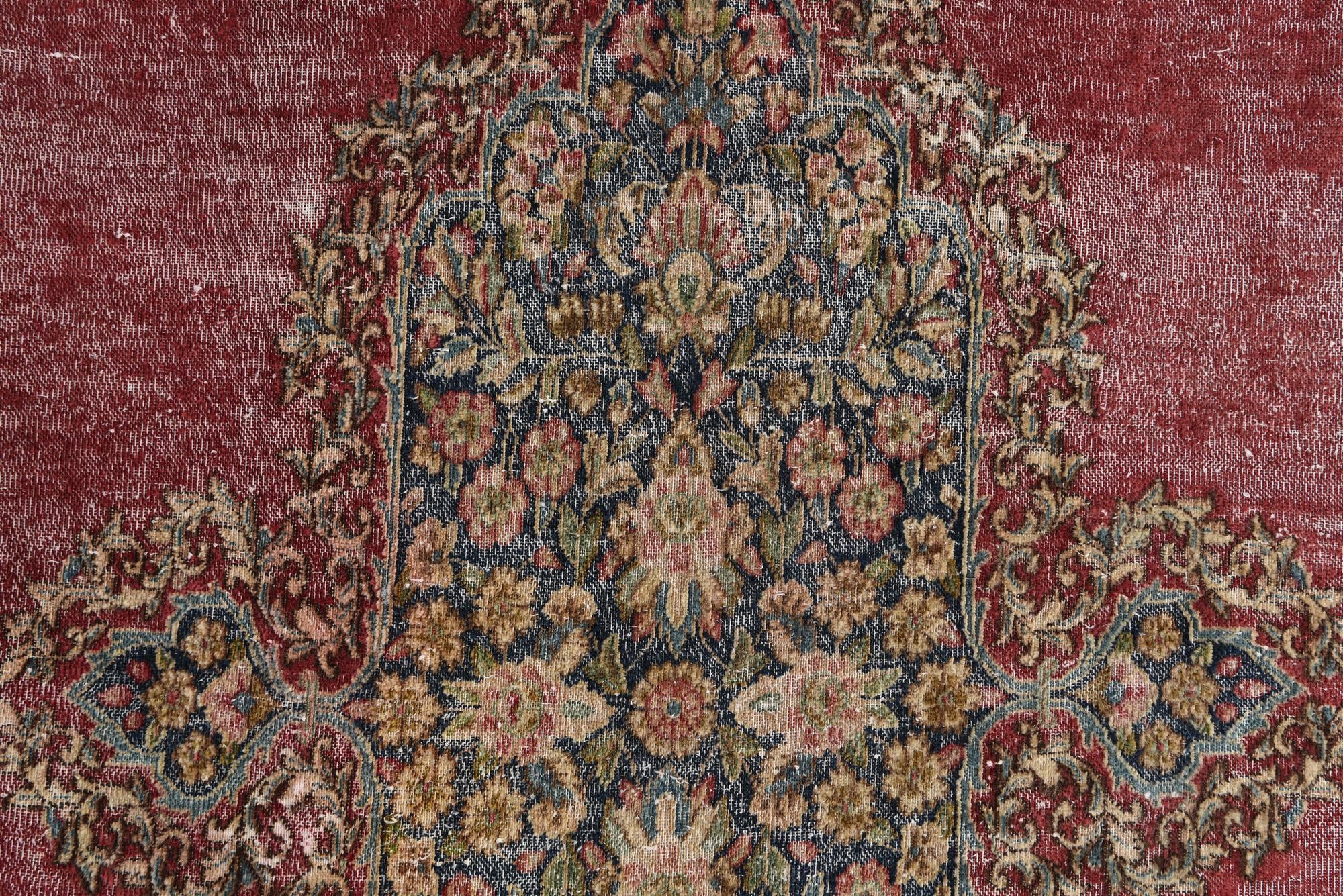 9' 4 x 13' 4 Hand Knotted Ultra Vintage Persian Wool Rug