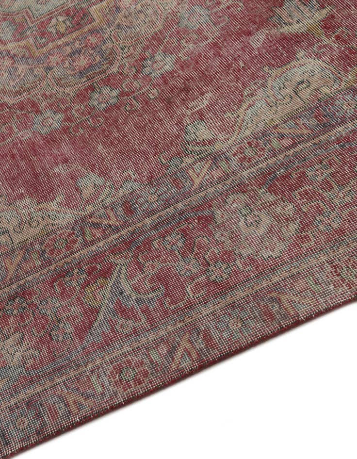 Detail image of 7' 10 x 11' 1  Hand Knotted Ultra Vintage Persian Wool Rug