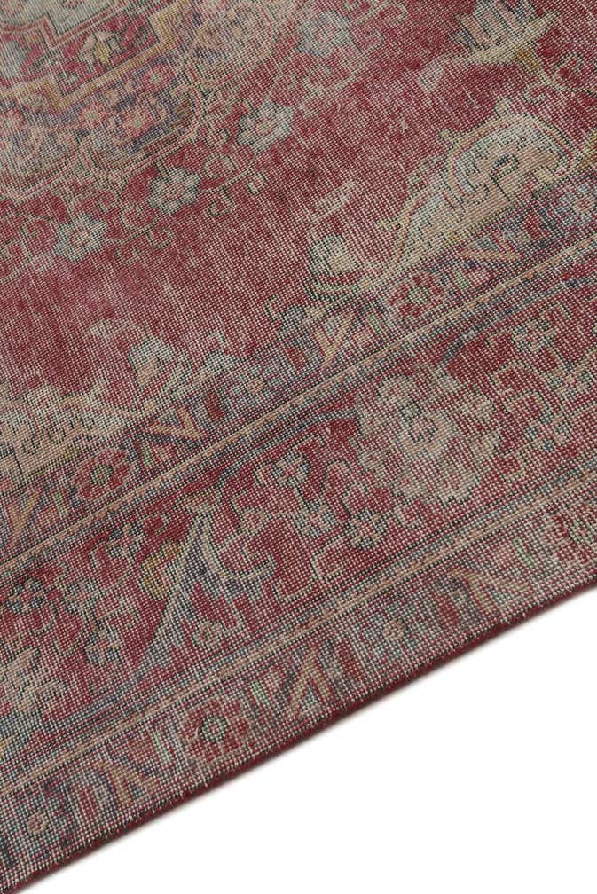 7' 10 x 11' 1 Hand Knotted Ultra Vintage Persian Wool Rug
