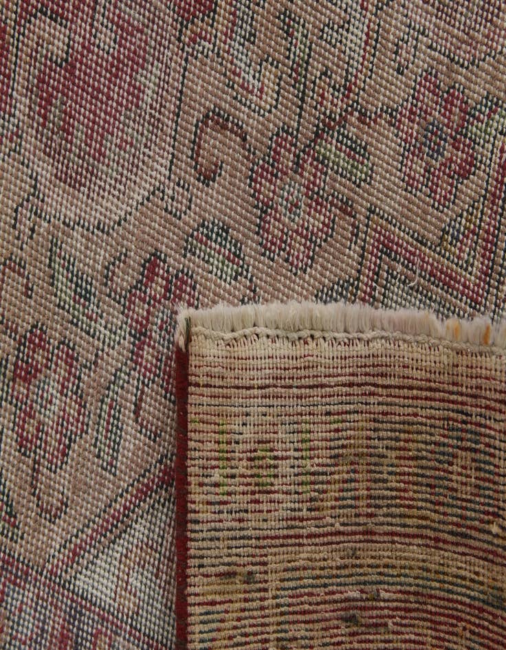 Detail image of 7' 10 x 11' 1  Hand Knotted Ultra Vintage Persian Wool Rug