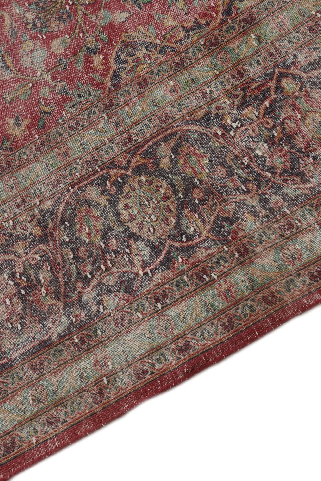 10' x 13' Hand Knotted Ultra Vintage Persian Wool Rug