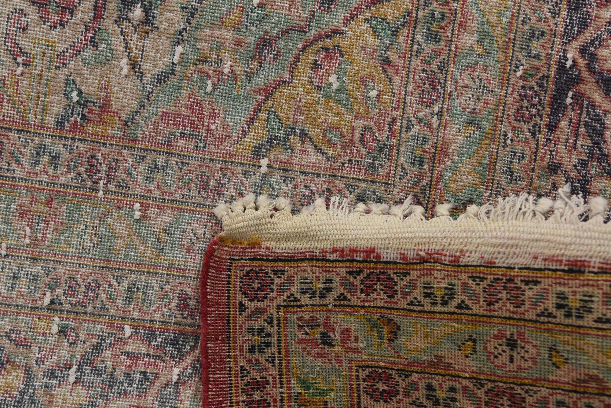 10' x 13' Hand Knotted Ultra Vintage Persian Wool Rug