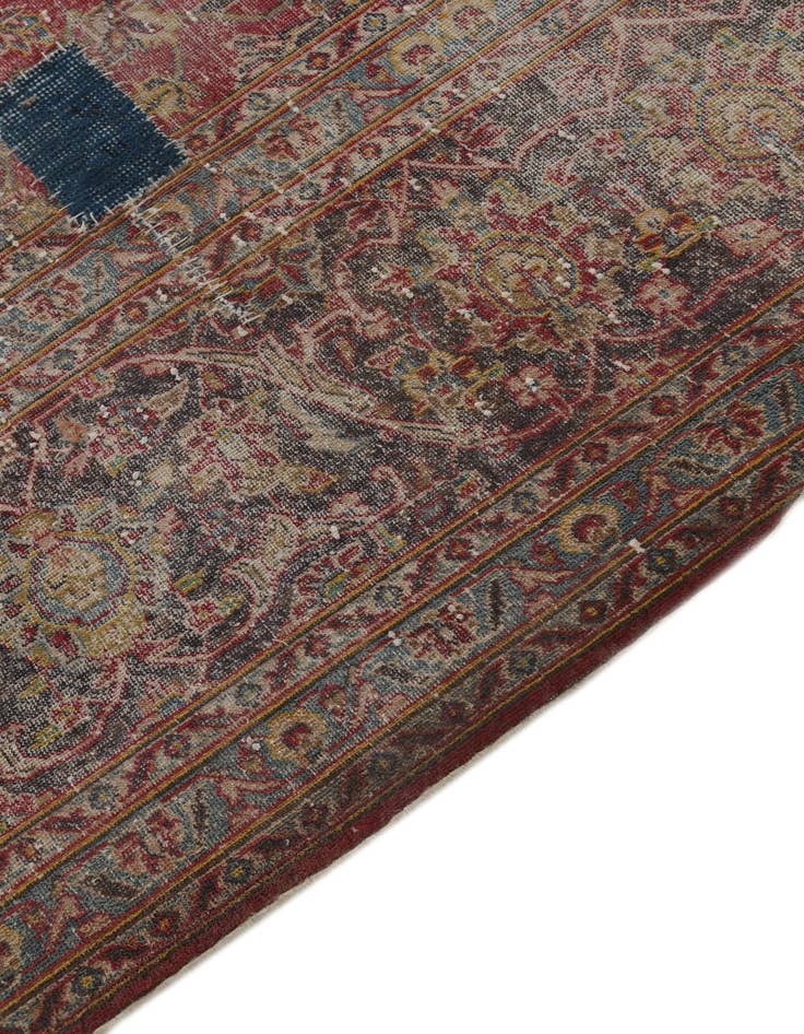 Detail image of 10' 4 x 14' 9  Hand Knotted Ultra Vintage Persian Wool Rug