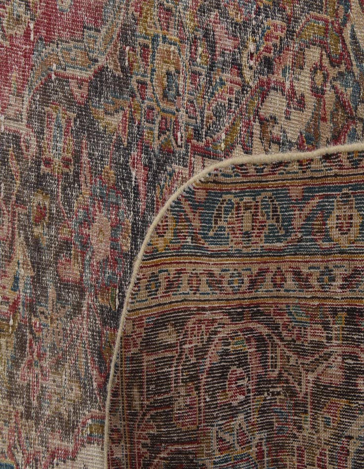 Detail image of 10' 4 x 14' 9  Hand Knotted Ultra Vintage Persian Wool Rug