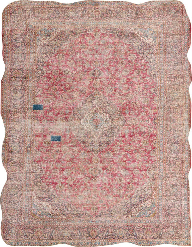 Detail image of 10' 4 x 14' 9 Hand Knotted Ultra Vintage Persian Wool Rug