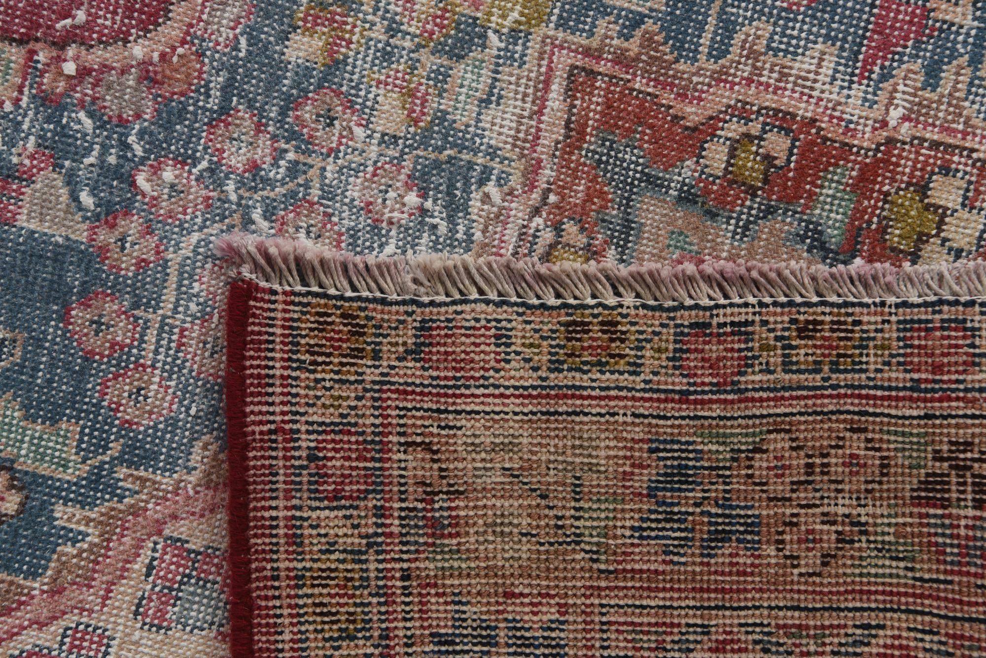 295cm x 375cm Hand Knotted Ultra Vintage Persian Wool Rug