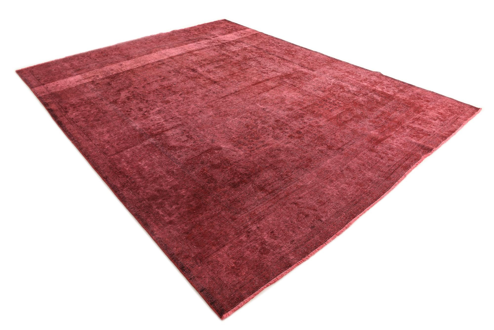 9' 9 x 12' 6 Hand Knotted Ultra Vintage Persian Wool Rug