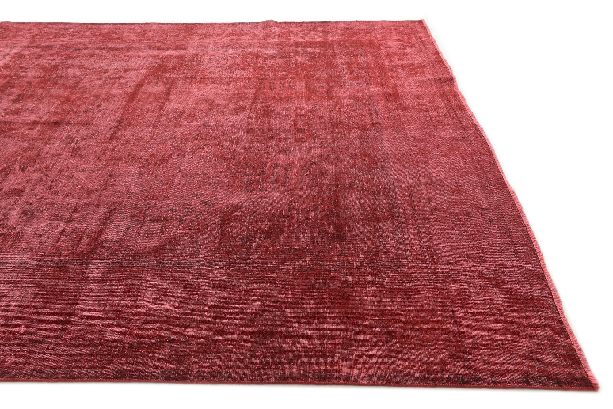 9' 9 x 12' 6 Hand Knotted Ultra Vintage Persian Wool Rug