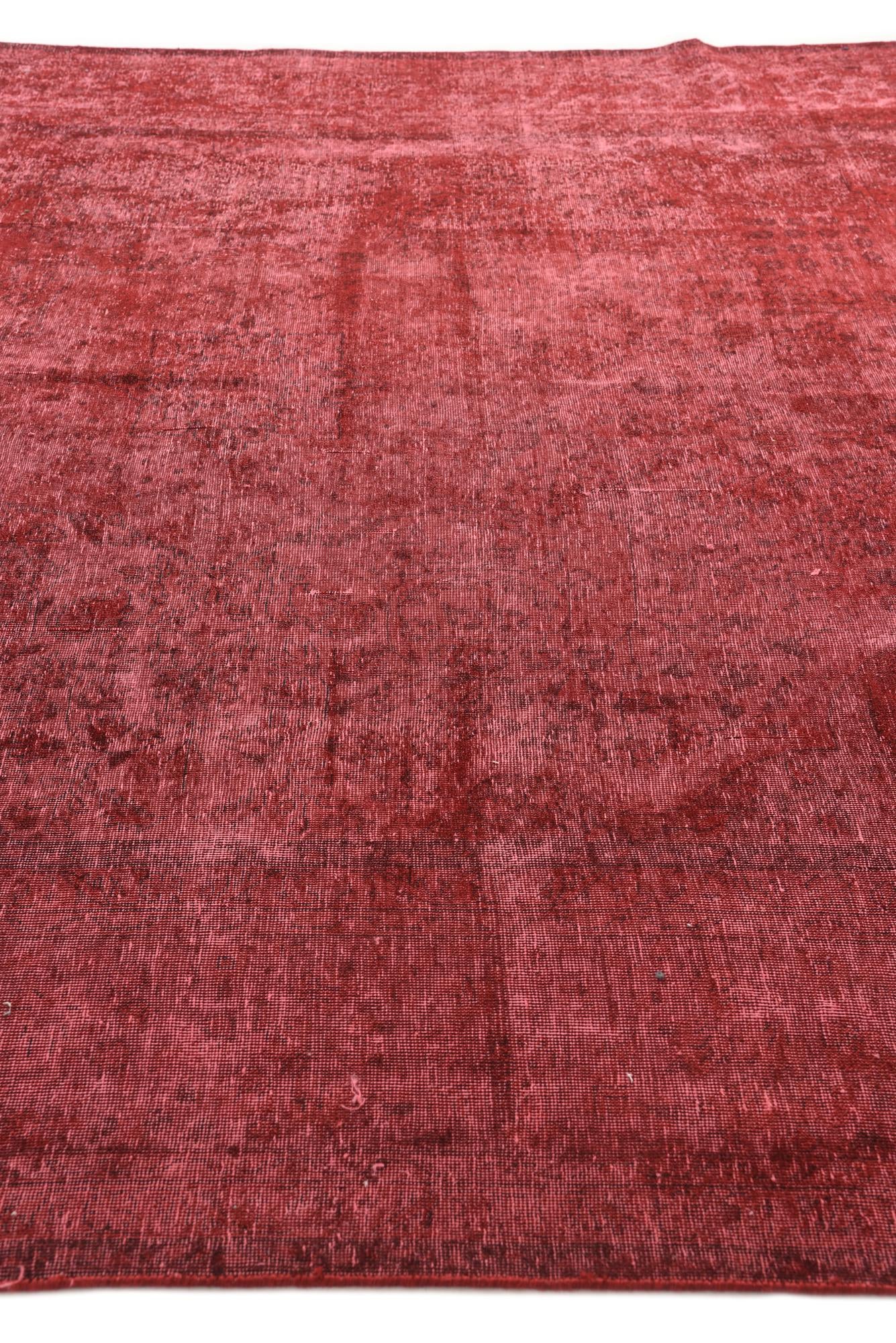 9' 9 x 12' 6 Hand Knotted Ultra Vintage Persian Wool Rug