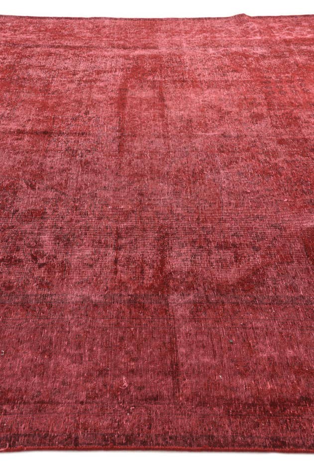 Detailfoto van 295cm x 380cm Handgeknoopt Ultra Vintage Perzisch Wol Vloerkleed