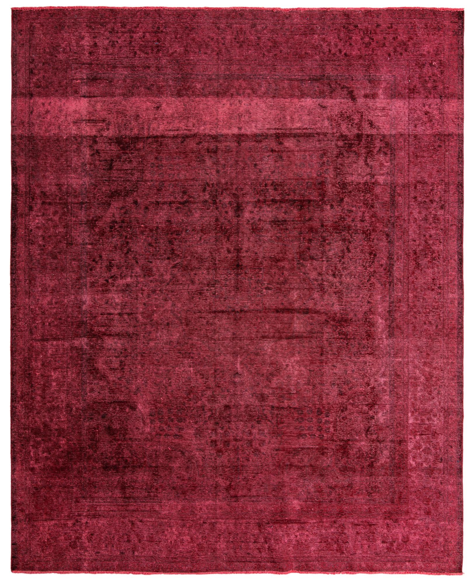 9' 9 x 12' 6 Hand Knotted Ultra Vintage Persian Wool Rug