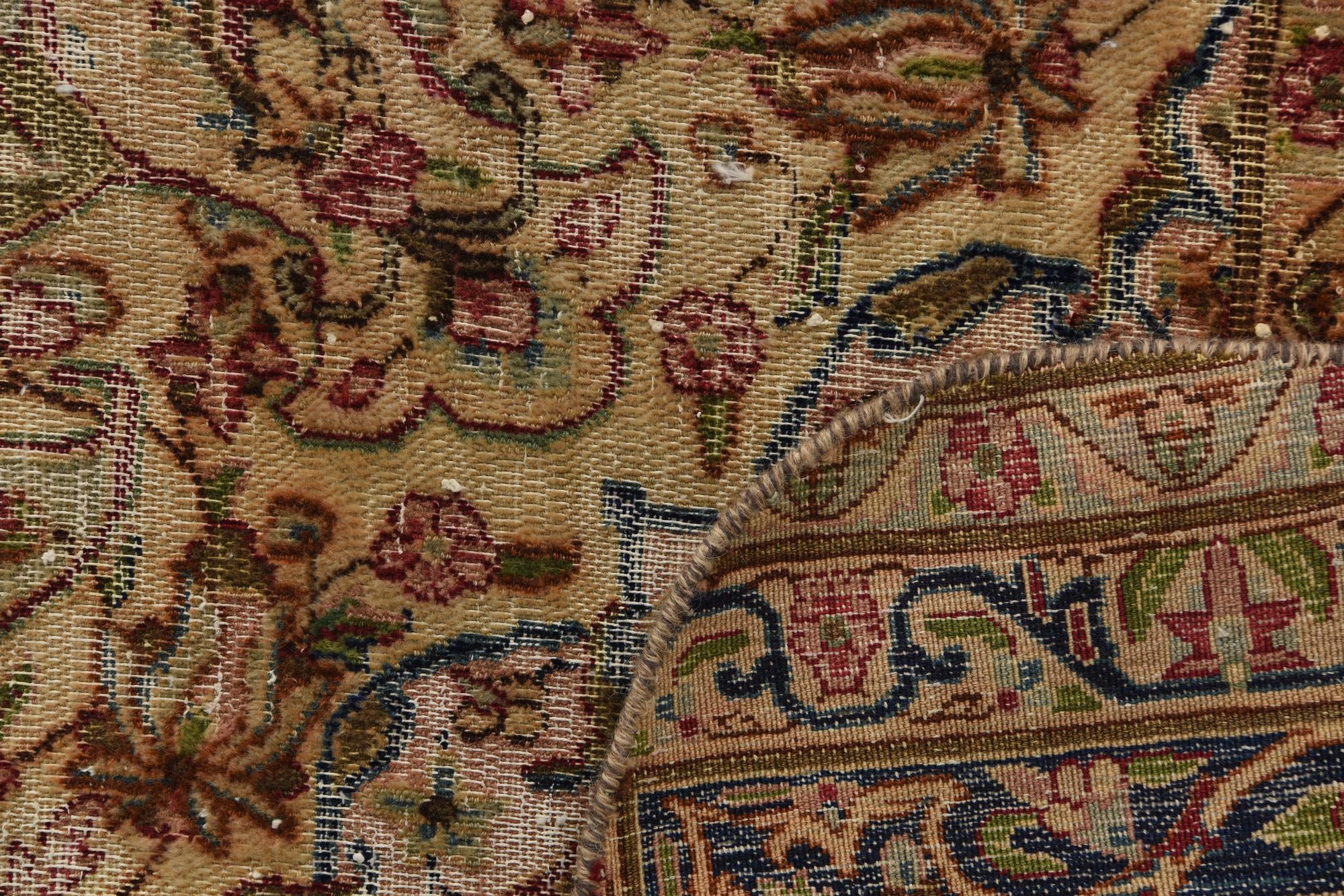 9' 4 x 12' 8 Hand Knotted Ultra Vintage Persian Wool Rug
