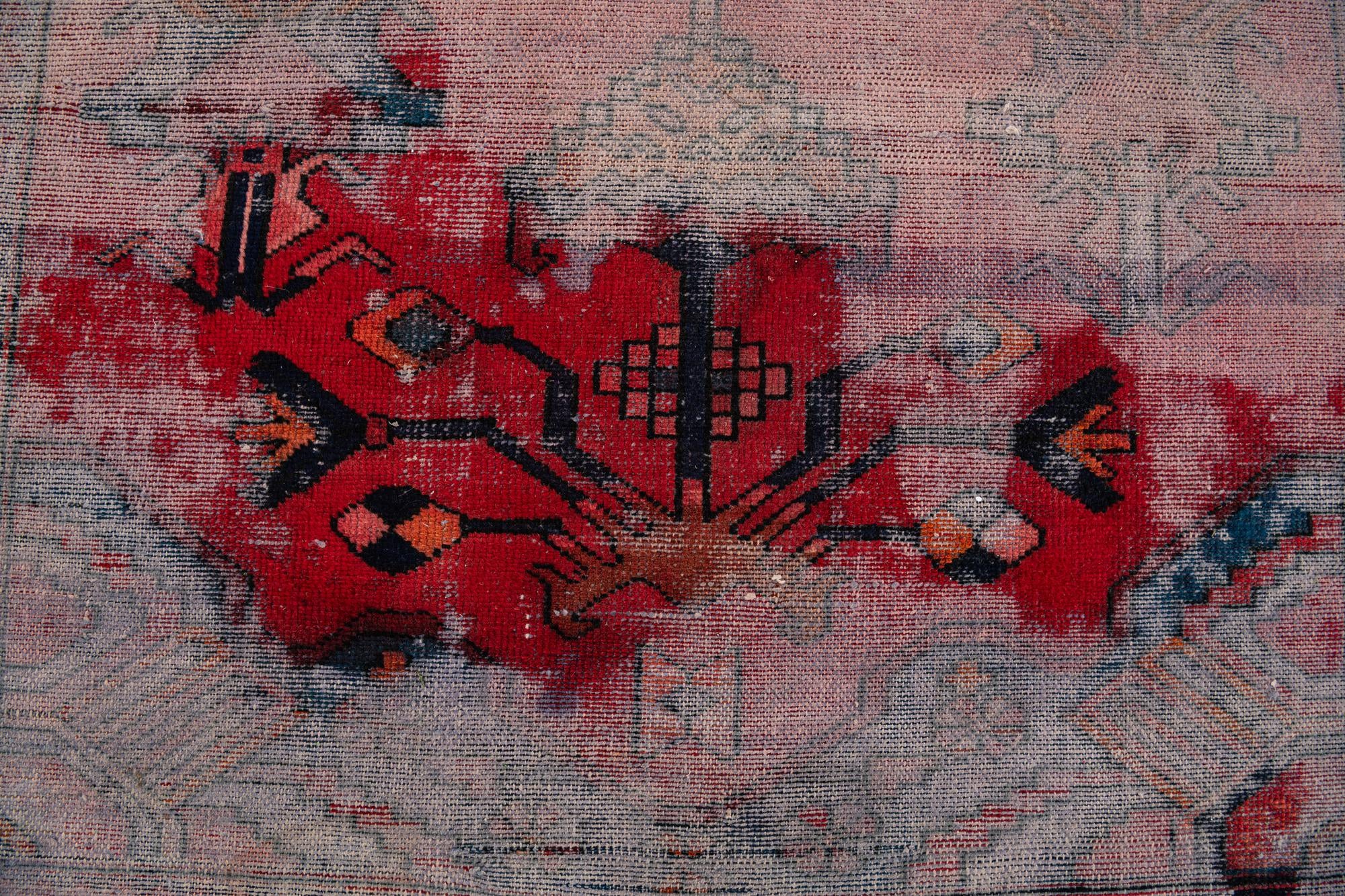 3' 10 x 6' 5 Hand Knotted Ultra Vintage Persian Wool Rug