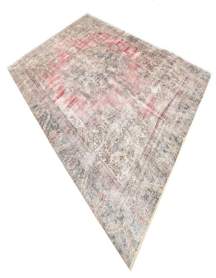 Detail image of 9' x 13' 2  Hand Knotted Ultra Vintage Persian Wool Rug