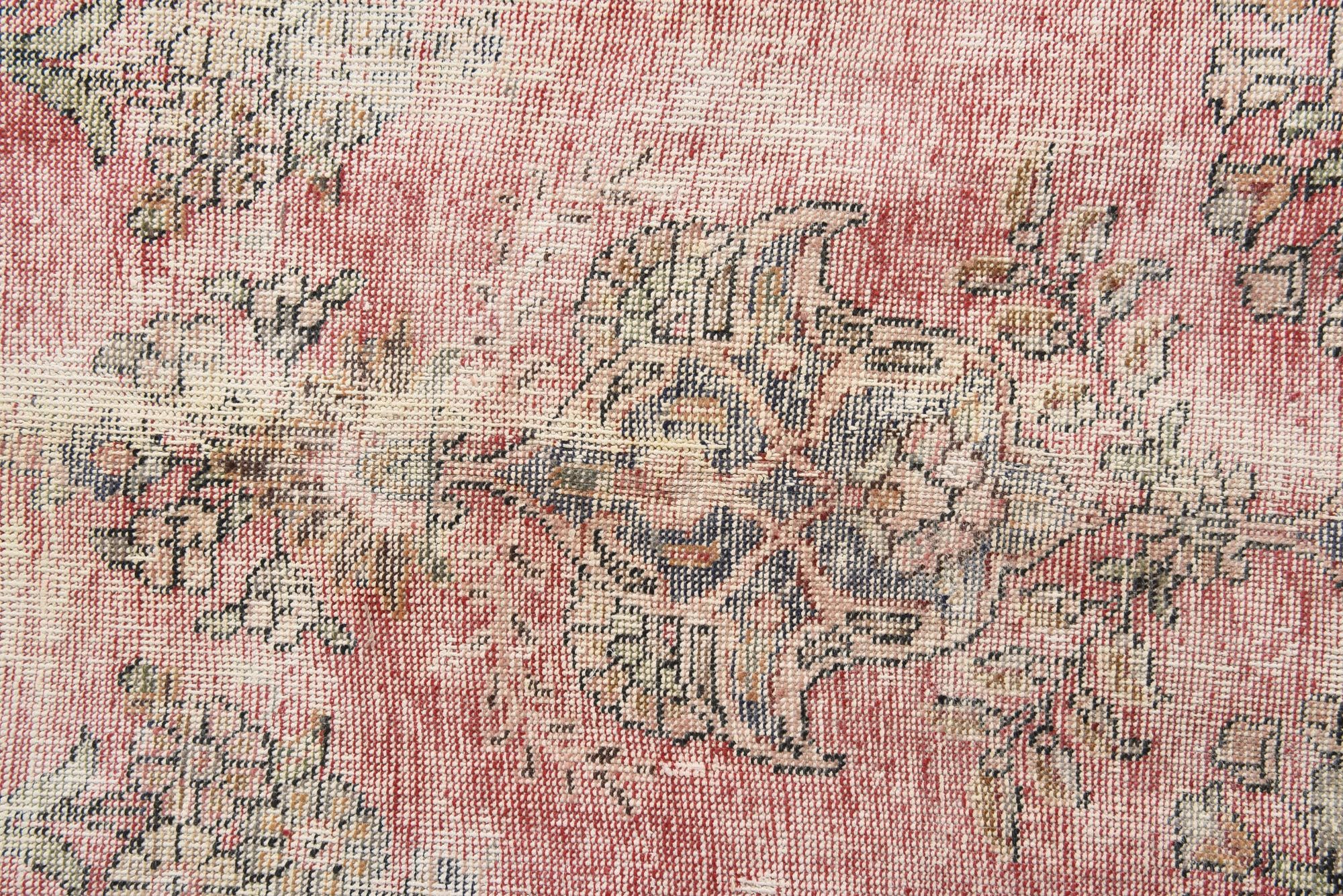9' x 13' 2 Hand Knotted Ultra Vintage Persian Wool Rug