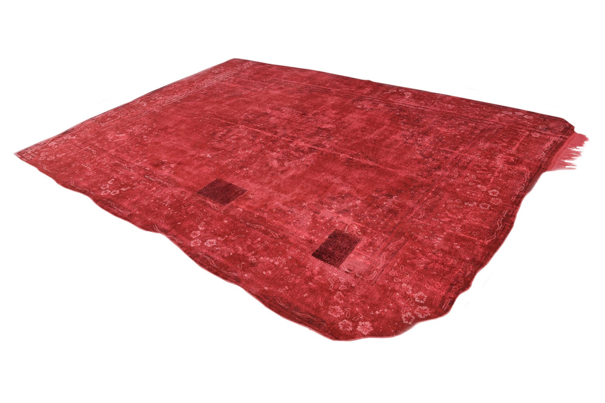 9' 9 x 13' 9 Hand Knotted Ultra Vintage Persian Wool Rug